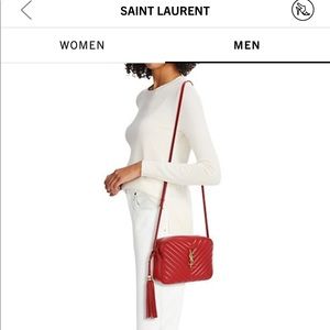 YSL Lou Matelassé Calfskin Leather Camera Bag